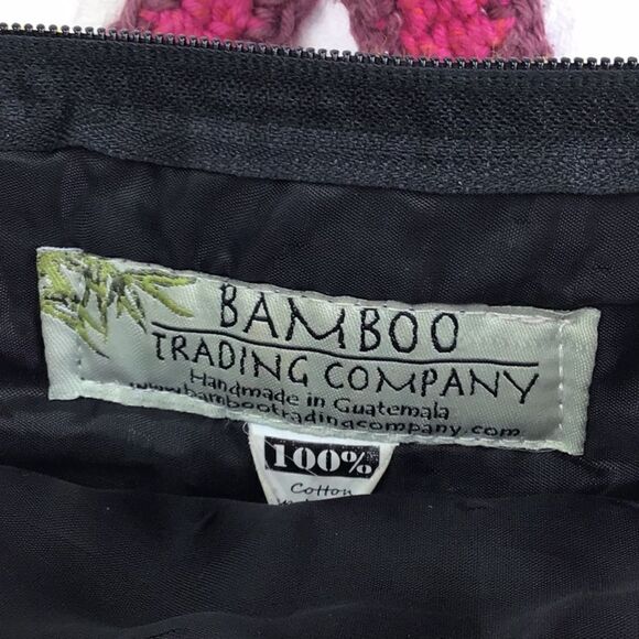 Bamboo Trading Company Colorful Soft Woven Guatemalan Crossbody Bag - Picture 7 of 11